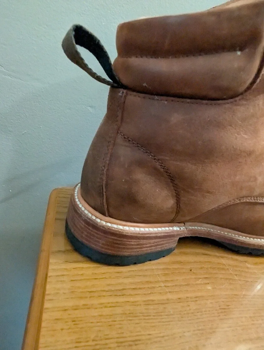 Wilcox Boots Shiloh Rust Brown Leather  Work Lace  Men's Size 10